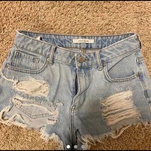 PacSun denim shorts